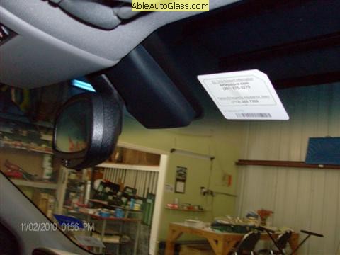 Acura MDX 2006-Rain Sensor Cover Near Mirro
