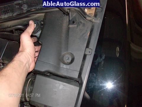 Acura RL 2005-2008 Windshield Replaced - more engine cover