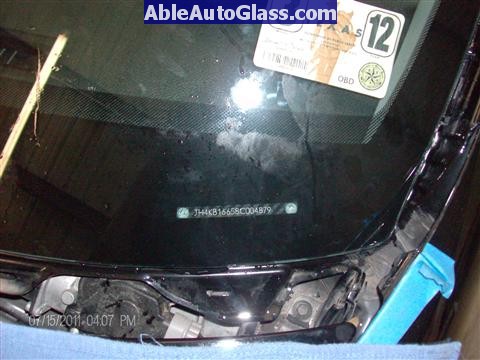 Acura RL 2005-2008 Windshield Replaced - Perfect VIN Alignment