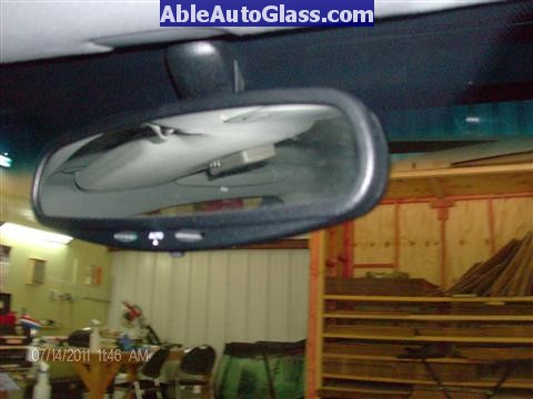 Acura RL 2005-2008 Windshield Replaced - View of Mirror