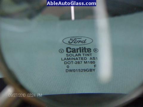 Ford F150 2005-2008 Standard Cab Windshield Repalcement - Bug Ford Carlite DOT 287