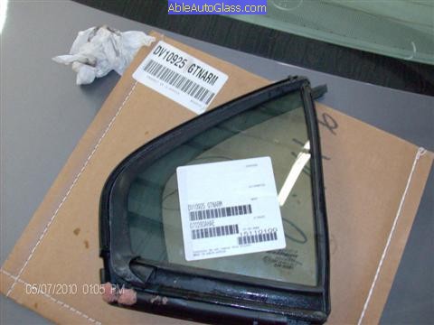 Ford Fusion 2006-2011 Vent Glass Replacement - Vent Glass and Rubber Gasket