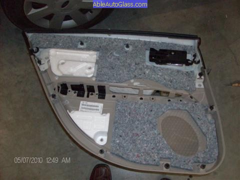 Ford Fusion 2006-2011 Vent Glass Replacement  - Door Panel Removed