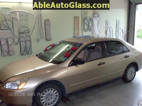 Honda Accord 2003-2007 Windshield Replace - Installed with 2 People