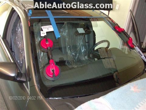 Honda Accord 2010 Front Windshield Replacement - Installed with 2 People