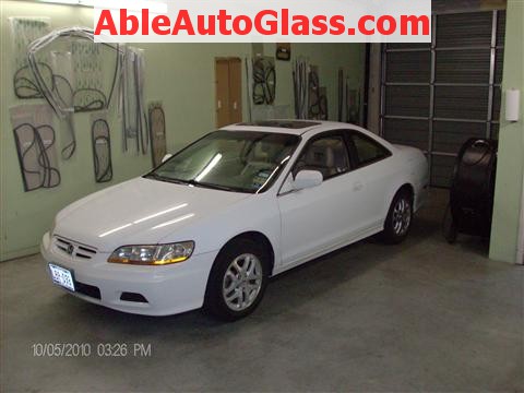 Honda Accord Coupe 2002 Windshield Replacement - Ready for Replacement