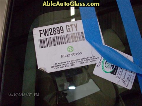 Toyota Corolla 2009-2011 Acoustic Windshield - FW02899GTY Acoustic, Third Visor Frit