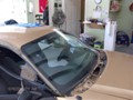 Ford Mustang 2000 Front Windshield Replacement - Looking From Side