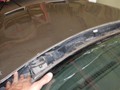 Ford Saleen Mustang Convertible 2002 Windshield Replacement - Cowl Removed